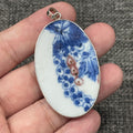 Ming Dynasty blue and white porcelain fragment, pendant