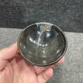 Small grey shell tea cup from the Song Dynasty, with inlaid gold and silver craftsmanship