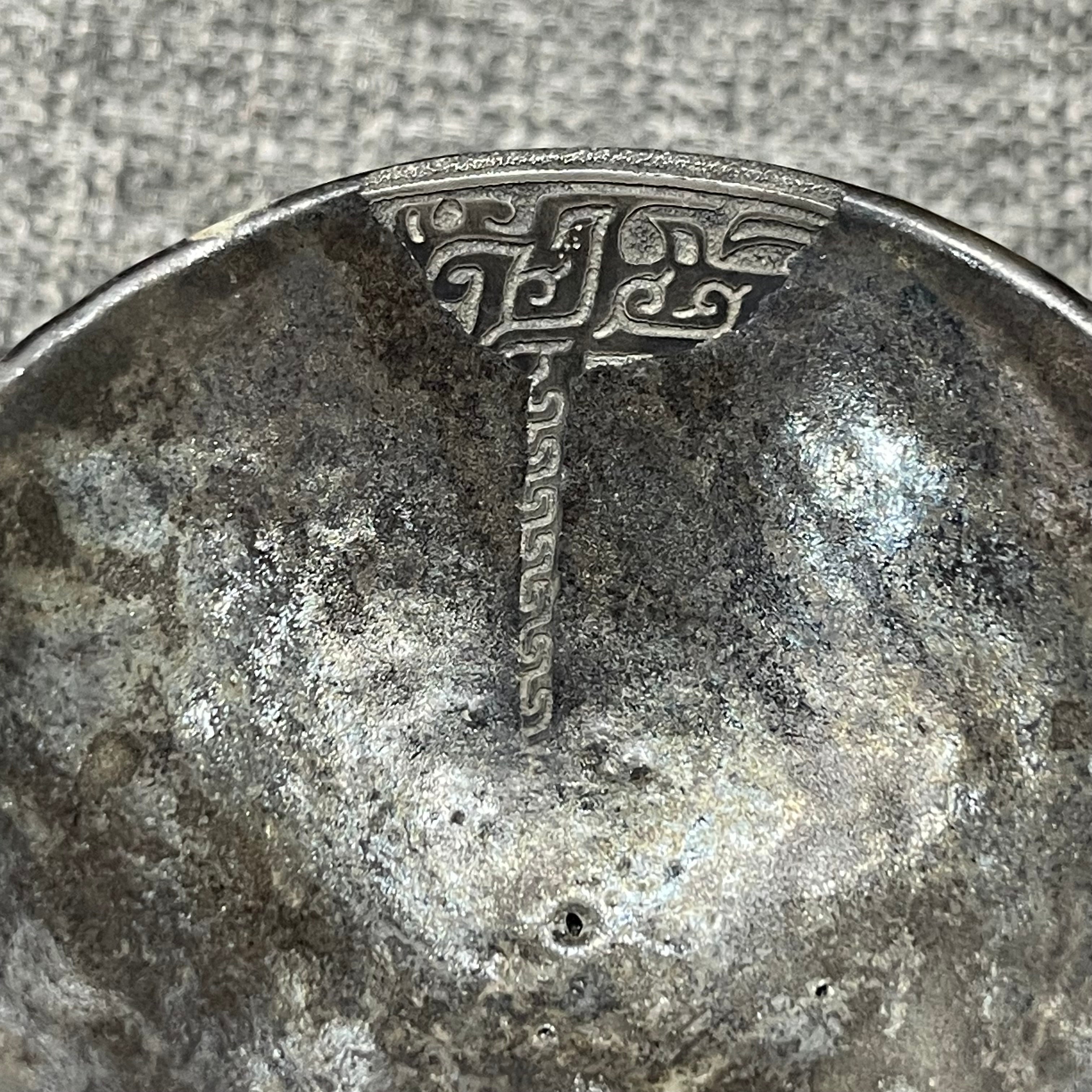Tin-carved bronze pattern, with old peptide glaze from the Song Dynasty, modern re-fired artwork