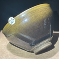 Brown gradient rabbit hair Jianzhan carved teacup, Customized version by Master Cai and Master Chen