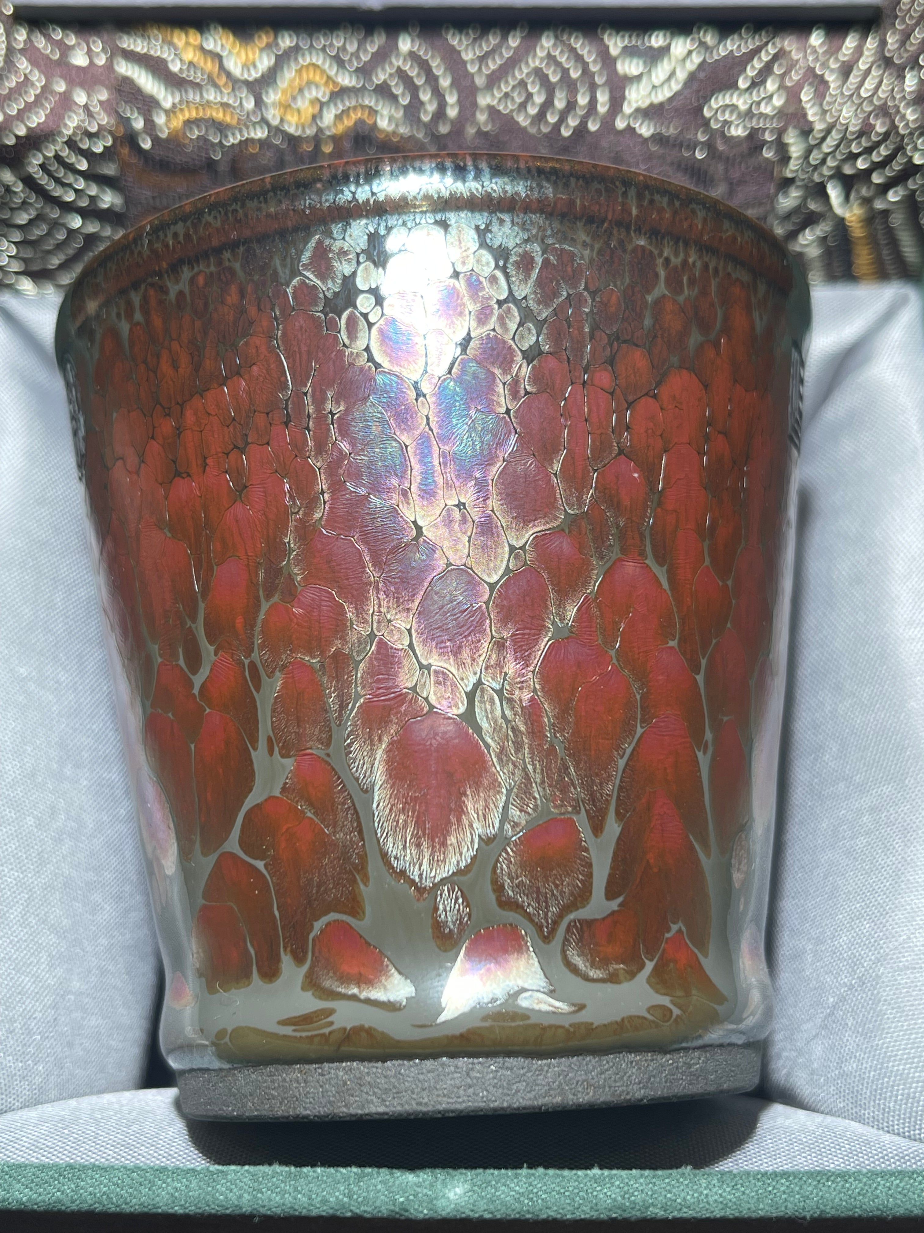 Flame Pattern Flaming Phoenix Relief Tea Tasting Single Cup