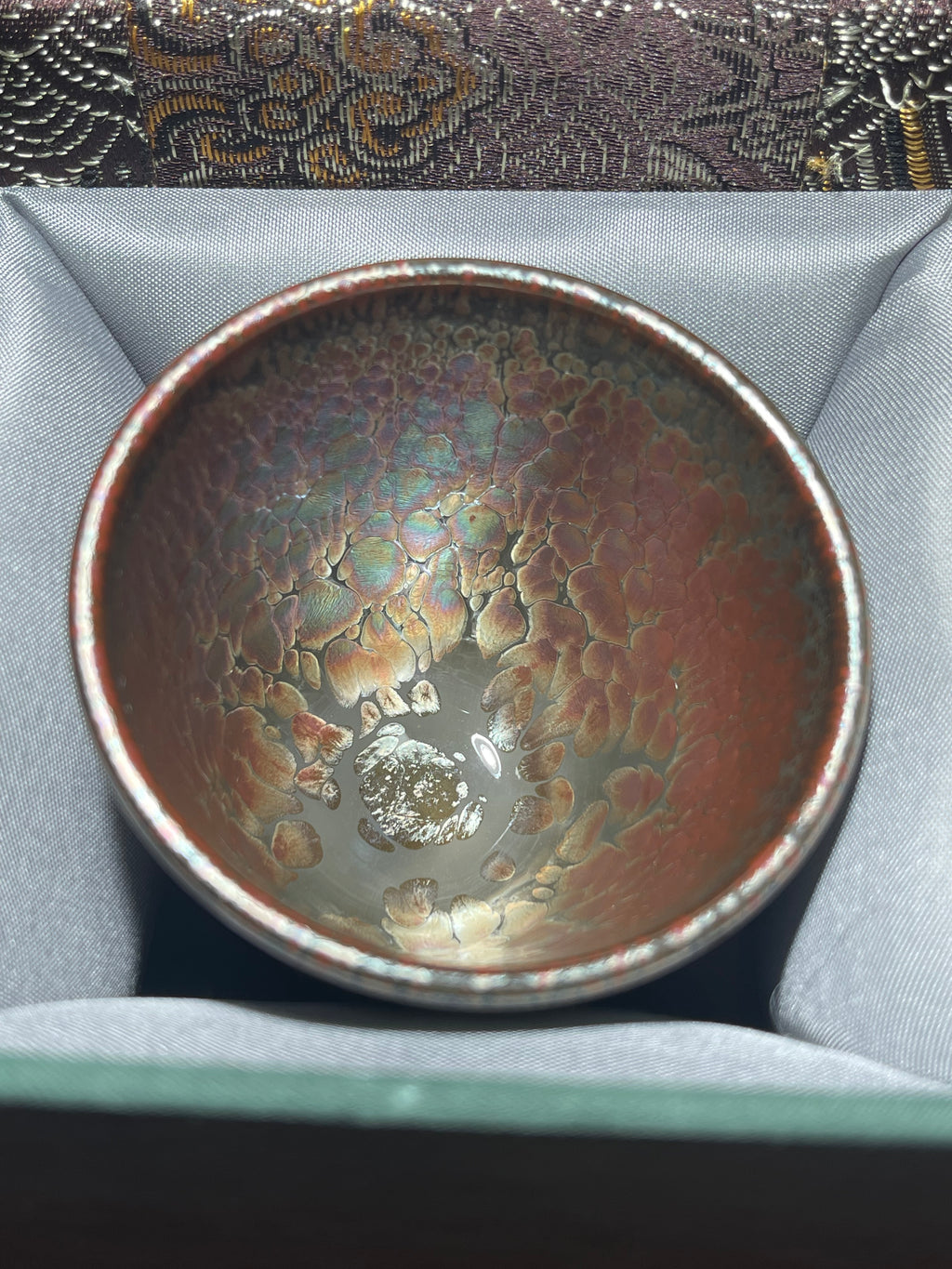 Flame Pattern Flaming Phoenix Relief Tea Tasting Single Cup