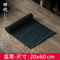 Japanese-style linen kung fu tea cloth, household tea table waterproof and thermal insulation pad, high-end zen tea ceremony tea flag weaving tea party
