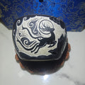 Nine-color deer, footless bowl, Jianzhan hand-carved teacup