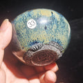Ash-covered Jianzhan tea cup, hand-carved with animal claw and auspicious cloud patterns