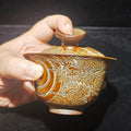 Only when fully staffed can we make the bowls, with dragon patterns carved on them
