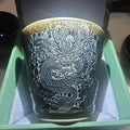 Five-clawed Golden Dragon, Jianzhan tea cup pattern carving