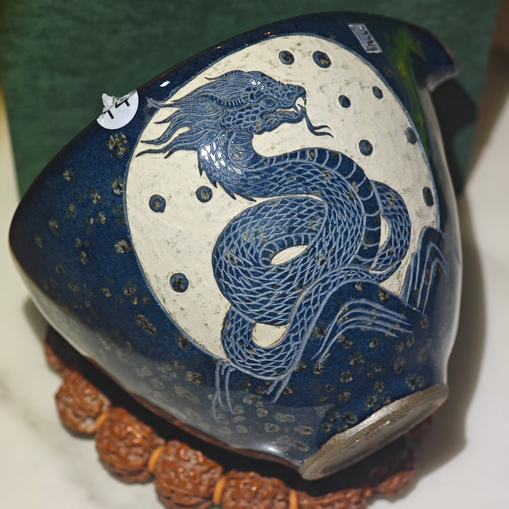 Black Water Black Snake, original design for Jian Zhan carving from the novel "Zhu Xian"