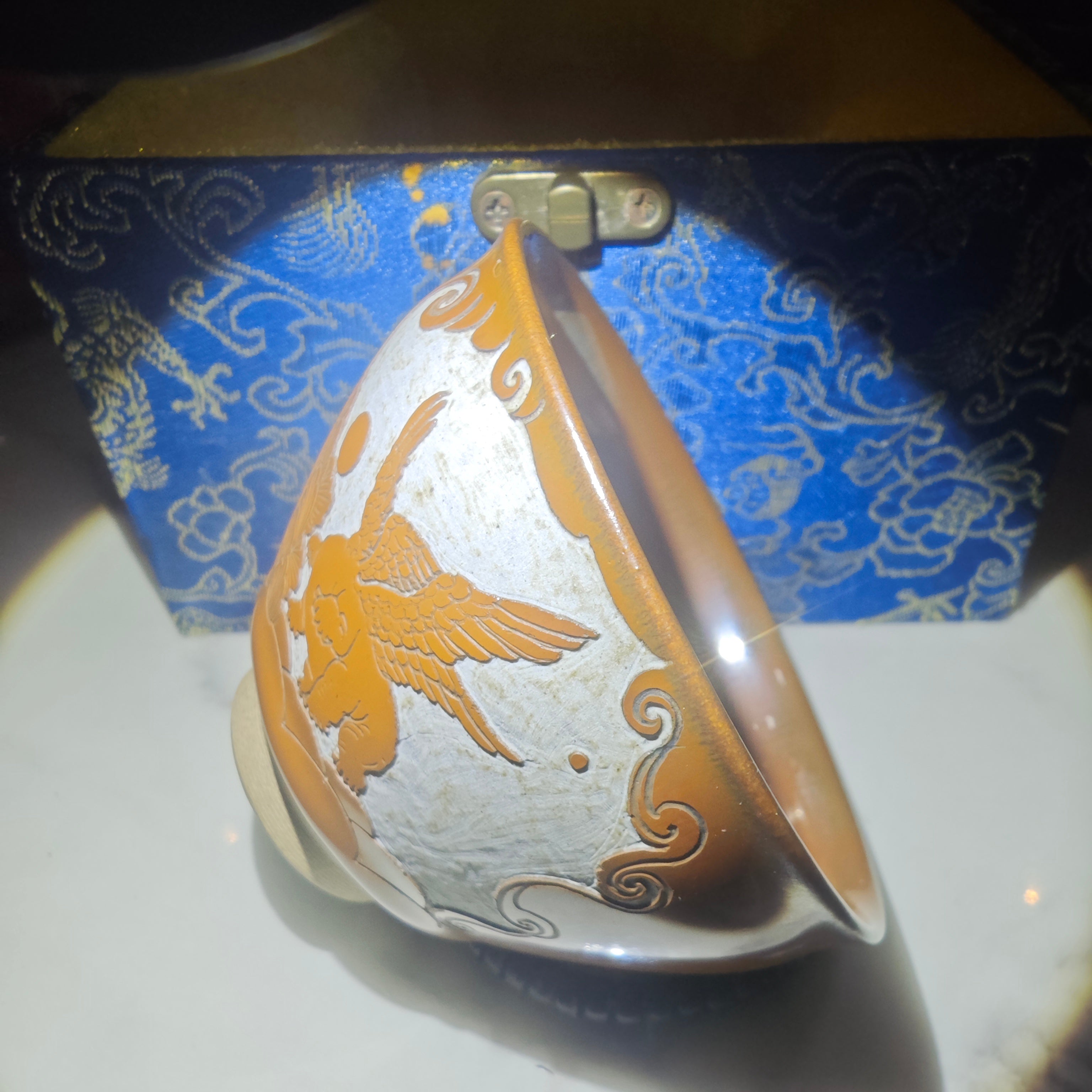 The Classic of Mountains and Seas, chaos, Jianzhan hand-carved tea cups