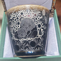 Mother and daughter pandas, Jianzhan carved cups.